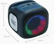 Купить оптом Портативная колонка RGB bluetooth TG-359-B (BLACK) в Украине 
