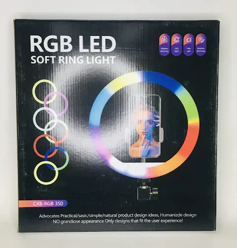 Купити оптом Купити Кільцева світлодіодна RGB Led лампа 35 см CXB-350 оптом - ціна 312 грн в Україні 