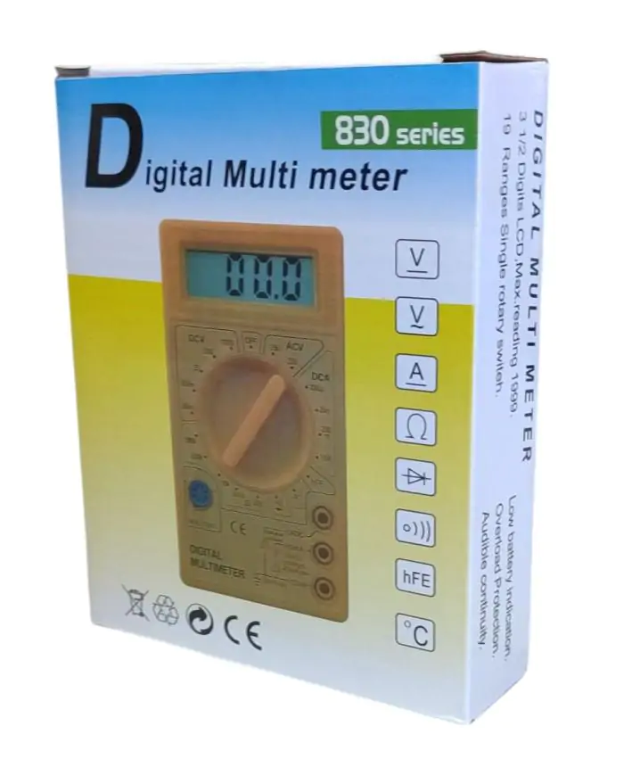 Купити оптом Купити Цифровий мультиметр тестер вольтметр DT-832 оптом - ціна 94 грн в Україні 