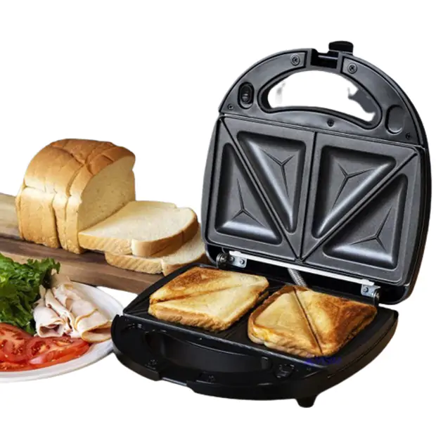 Купити оптом Купити Вафельниця бутербродниця на 8 відділень від мережі 750W LV-885-1 оптом - ціна 418 грн в Україні 