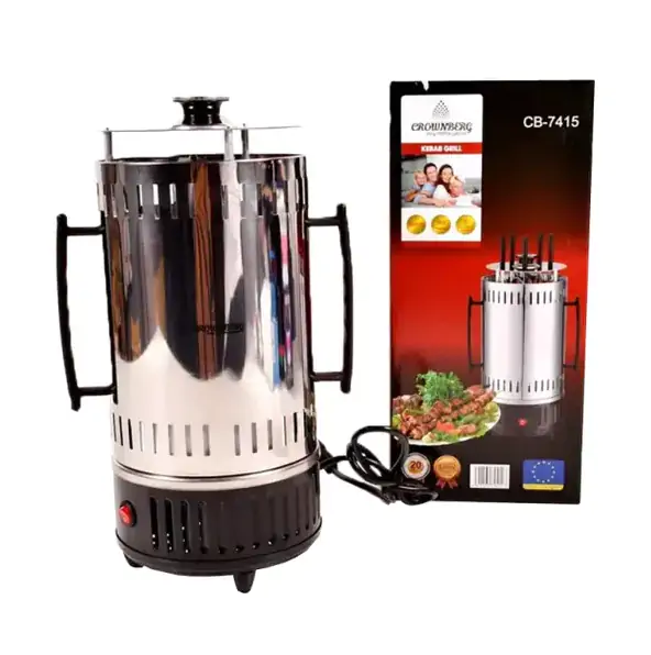 Купити оптом Купити Електро шашличниця на 5 шампурів Crownberg CB-7415 оптом - ціна 1035 грн в Україні 
