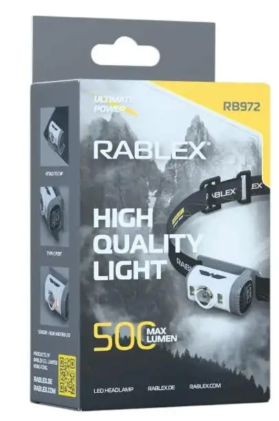 Купить оптом Налобный фонарь RABLEX RB-972 в Украине 