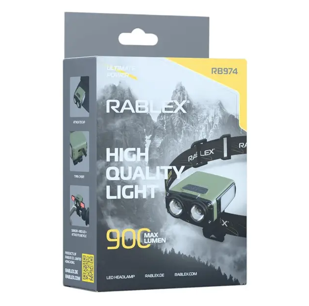 Купить оптом Налобный фонарь RABLEX RB-974