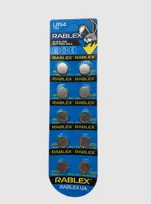 Купить оптом Батарейка для часов RABLEX AG0/LR521 10шт/блистер (Цена указана за 10шт) в Украине 