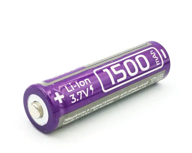 Купити оптом Купити Акумулятор Rablex Li-Ion 18650 (без захисту) 1500mAh оптом - ціна 45 грн в Україні 