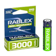 Купити оптом Купити Акумулятор Rablex Li-Ion 18650 (без захисту) 3000mAh оптом - ціна 153 грн в Україні 