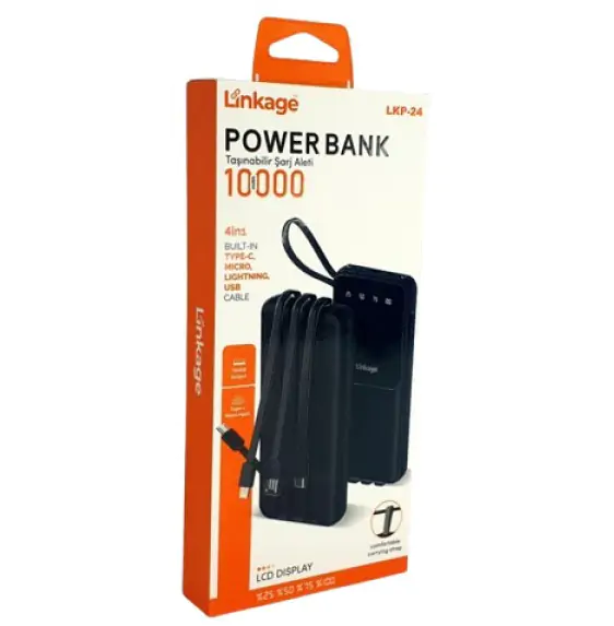Купити оптом Купити Повербанк Type-C + Lightning LINKAGE 10000 mAh оптом - ціна 382 грн в Україні 