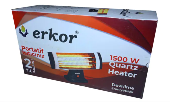 Купити оптом Купити Інфрачервоний обігрівач міні UFO Erkor 1500W (3 спіралі) оптом - ціна 508 грн в Україні 