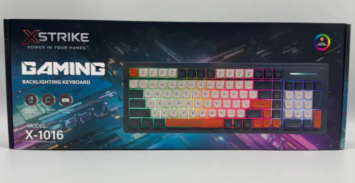 Купить оптом Клавиатура USB RGB XSTRIKE X-1016 в Украине 