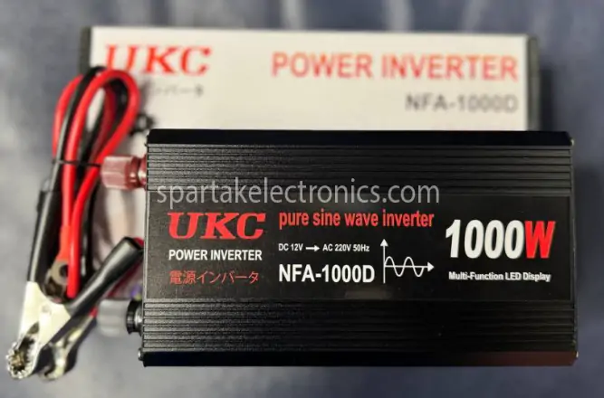 Купити оптом Купити Перетворювач інвертор DC 12V/AC 220V з 12 на 220 Вольт UKC 1000W (pure sine) оптом - ціна 2670 грн в Україні , зображення 2