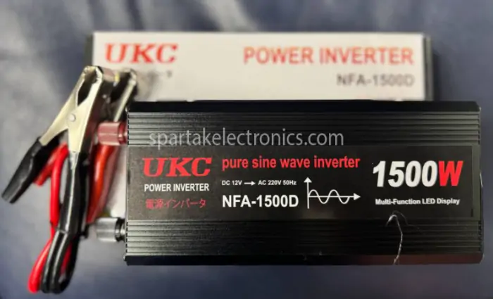 Купити оптом Купити Перетворювач інвертор DC 12V/AC 220V з 12 на 220 Вольт UKC 1500W (pure sine) оптом - ціна 3074 грн в Україні , зображення 2