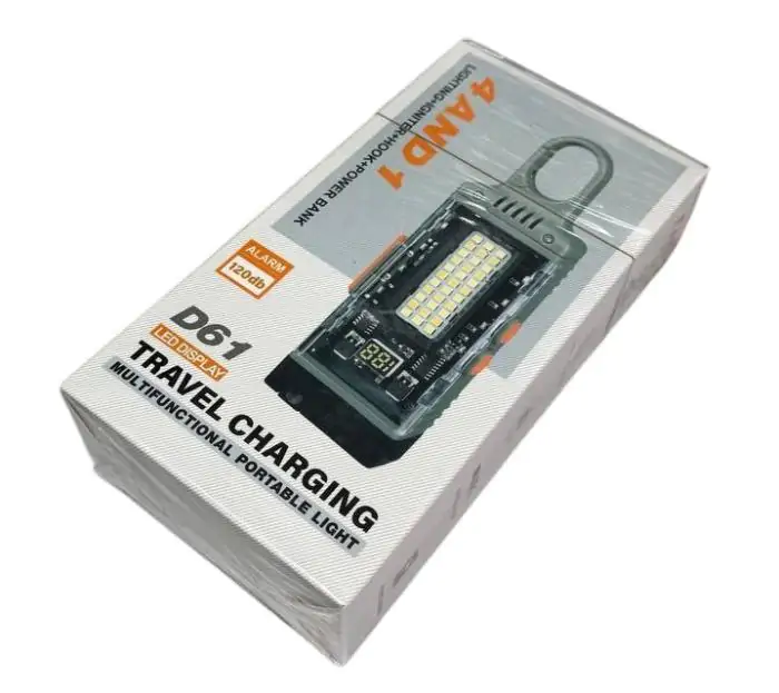 Купити оптом Купити Ліхтарик з повербанком туристичний 4 в 1 D61 оптом - ціна 320 грн в Україні 