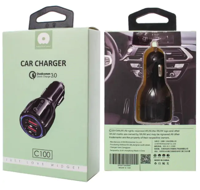 Купить оптом Автомобильное зарядное WUW C100 (3.0A) в Украине 