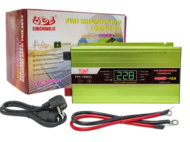 Купить оптом Автомобильный инвертор с функцией заряда FPC-2000CL 2000W (pure sine) в Украине 