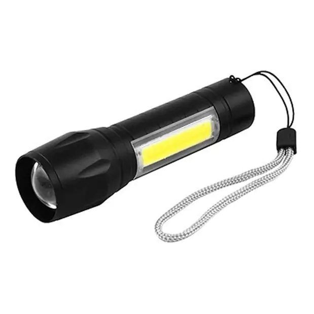 Купить оптом Ручной мини фонарь (пластик) microUSB BL-511 (XPE+COB) в Украине 