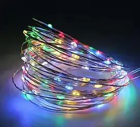 Купити оптом Купити Гірлянда роса (від USB) мультицвіт 60 метрів 600 LED RGB-989/WW-0692 оптом - ціна 296 грн в Україні 