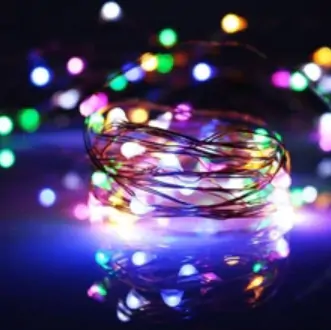 Купить оптом Гирлянда нитка (от сети) мультицвет 20 метров 400LED LU-991/WW-0647 в Украине 