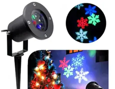 Купить оптом Проектор уличный от сети с подставкой 5 рисунков Outdoor Projector Light XL-718 в Украине 