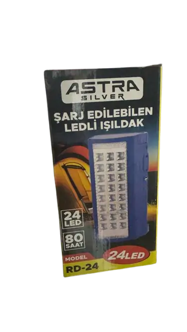 Купити оптом Купити Ліхтар кемпінговий з повербанком 24LED Astra Silver RD-24 оптом - ціна 547 грн в Україні 
