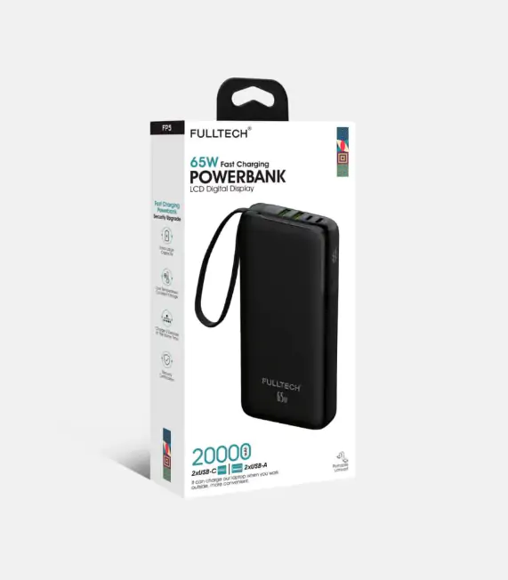 Купить оптом Повербанк Fulltech 20000 mAh (PD 65W) FP5 в Украине 
