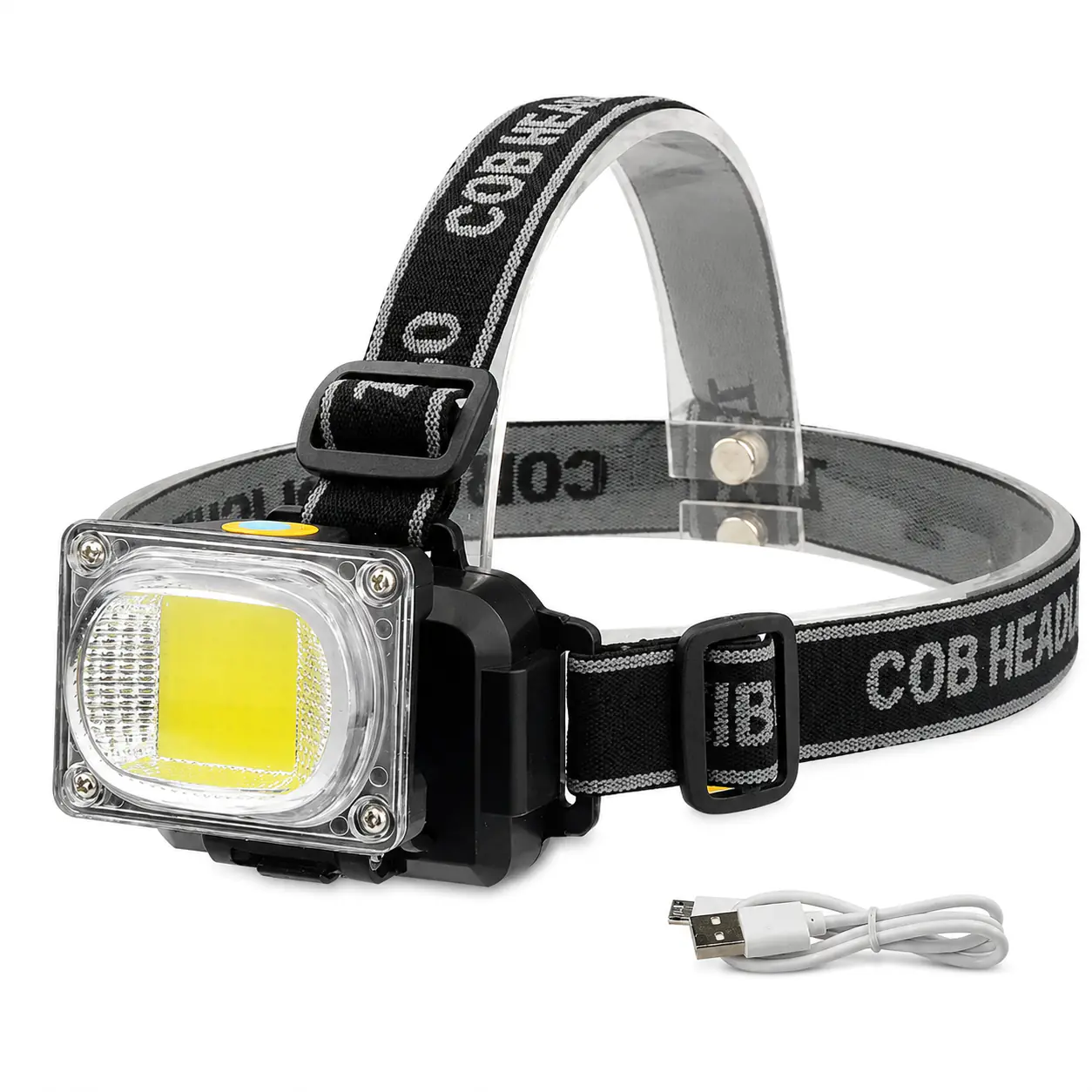 Купити оптом Купити Налобний ліхтар на батарейках 3xAAA 6658A (1LED-COB) оптом - ціна 102 грн в Україні 