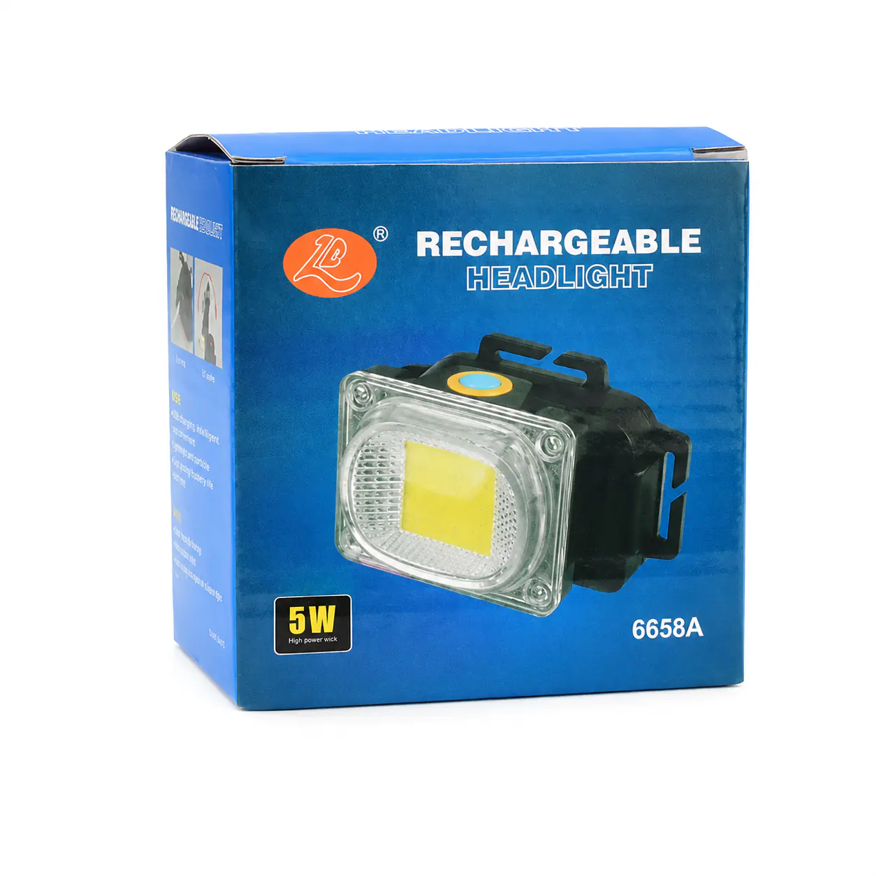 Купити оптом Купити Налобний ліхтар на батарейках 3xAAA 6658A (1LED-COB) оптом - ціна 102 грн в Україні , зображення 3