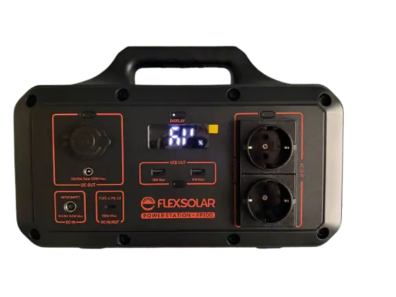 Купить оптом Портативная электростанция инвертор зарядка 1000W/2000W FLEXSOLAR 1021WH в Украине 