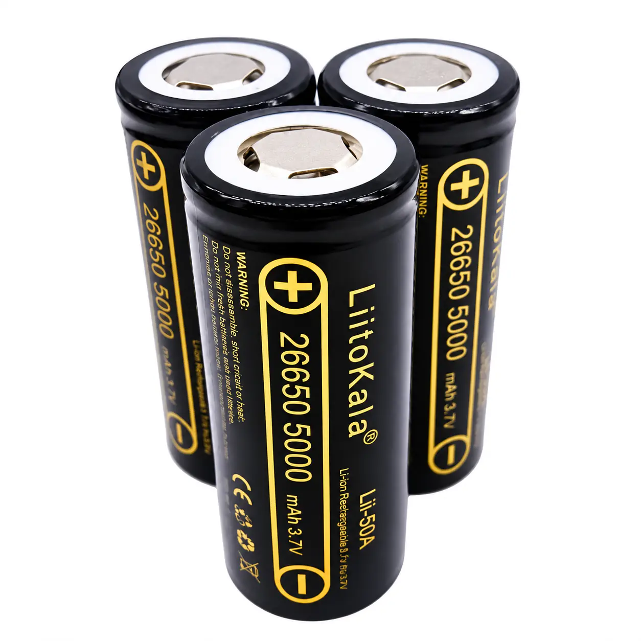 Купити оптом Купити Акумулятор 26650 LitoKala Lii-50A 5000mAh (Original) оптом - ціна 284 грн в Україні , зображення 2
