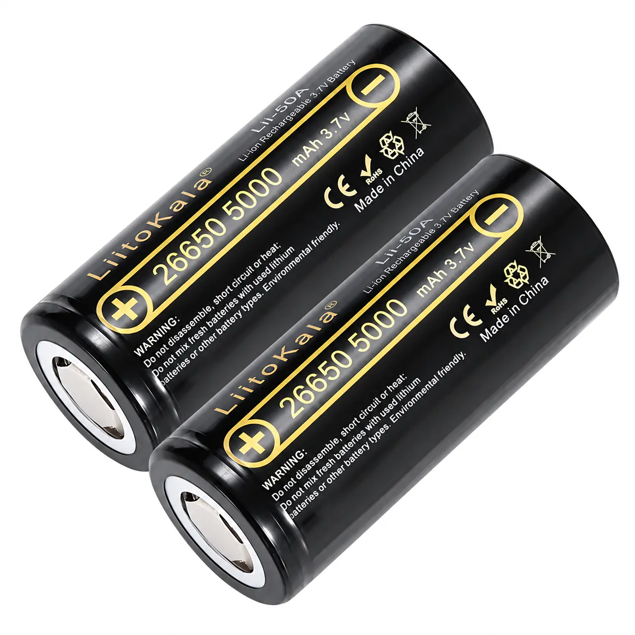Купити оптом Купити Акумулятор 26650 LitoKala Lii-50A 5000mAh (Original) оптом - ціна 284 грн в Україні 