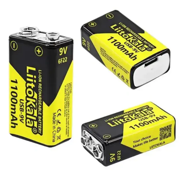 Купити оптом Купити Акумулятор крона LitoKala USB-9V 1100mAh (Original) оптом - ціна 167 грн в Україні 