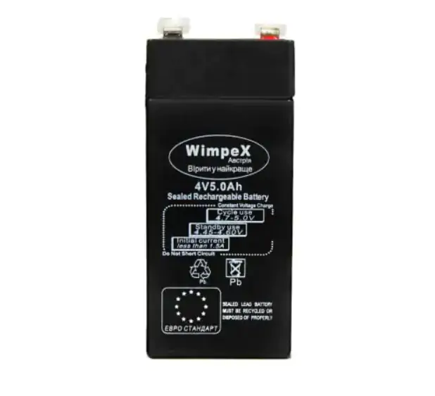 Купити оптом Купити Акумулятор 4 Вольт 4V 5.0Ah (2026 року) оптом - ціна 162 грн в Україні 