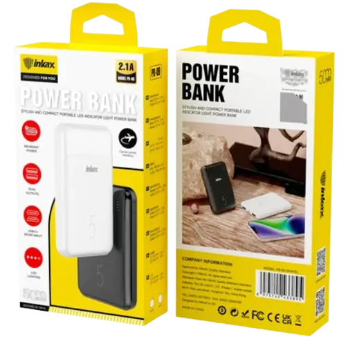 Купити оптом Купити Повербанк 5000mAh INKAX PB-09 оптом - ціна 409 грн в Україні 