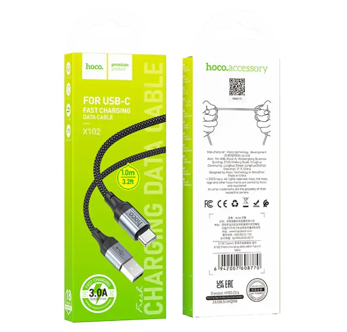 Купити оптом Купити Шнур Type-C HOCO X102 1м оптом - ціна 54 грн в Україні 