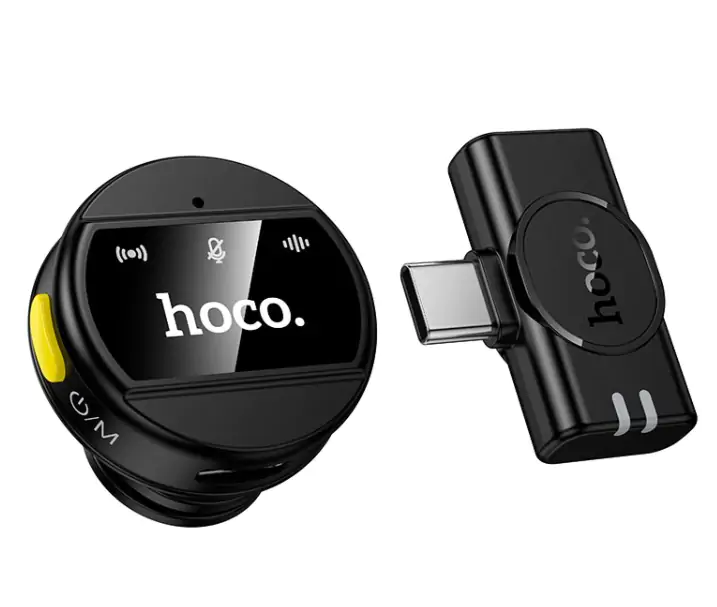 Купити оптом Купити Мікрофон бездротовий петличка (шнур Type-C) HOCO L21-C оптом - ціна 372 грн в Україні 
