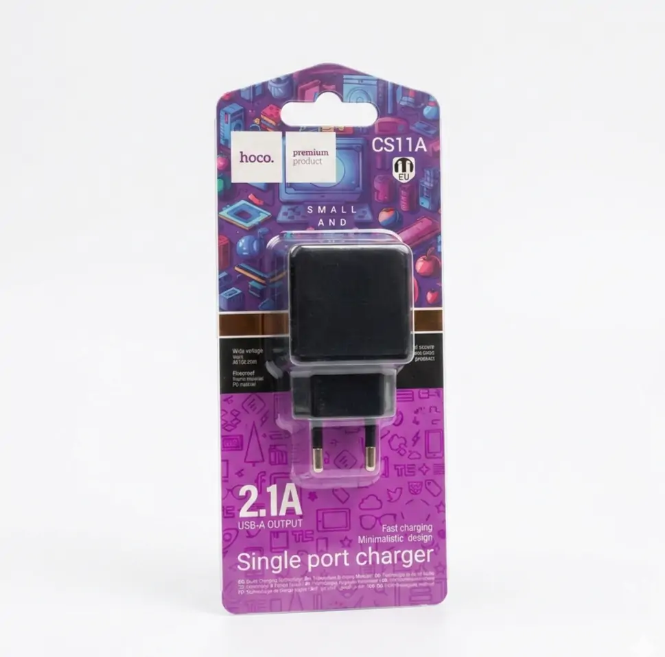 Купити оптом Купити Зарядне мережеве HOCO CS11A (220V) оптом - ціна 56 грн в Україні 