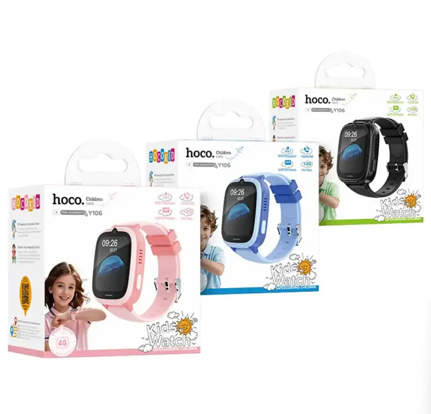 Купити оптом Купити Дитячий смарт годинник HOCO Y106 оптом - ціна 1096 грн в Україні 