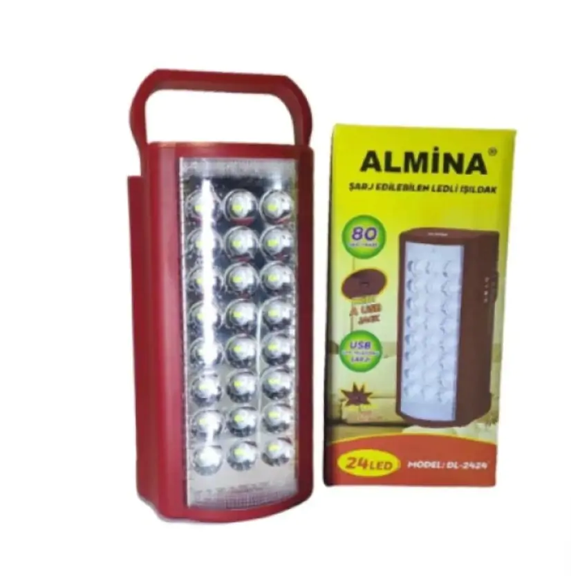 Купить оптом Фонарь кемпинговый с повербанком 24LED ALMINA 2606L в Украине 