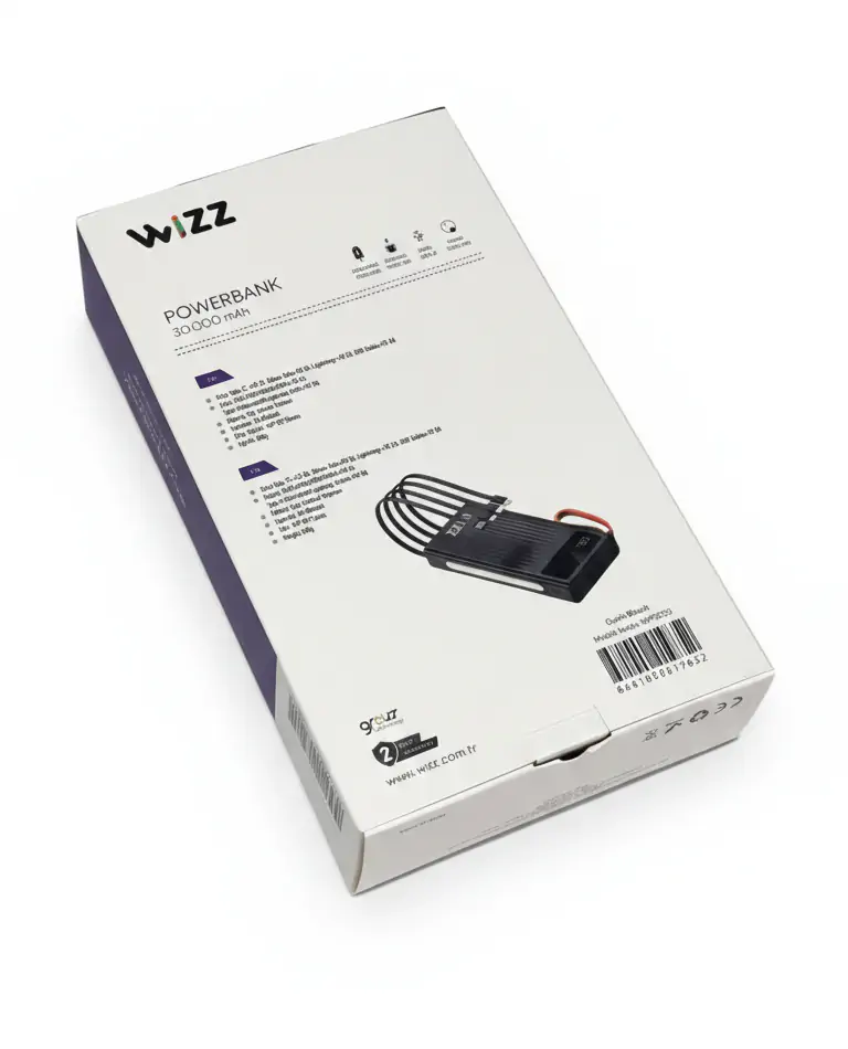 Купити оптом Купити Повербанк Wizz 30000 mAh 4in1 (Cable/Flashlight) WP033S оптом - ціна 980 грн в Україні , зображення 2