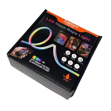 Купити оптом Купити Світлодіодна неонова стрічка 5м 5V (IC-RGB) оптом - ціна 320 грн в Україні 