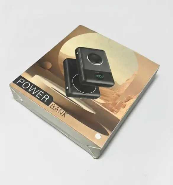 Купити оптом Купити Магнітний повербанк 10000 mAh (MagSafe, з дисплеєм) HX100N1 оптом - ціна 455 грн в Україні , зображення 2