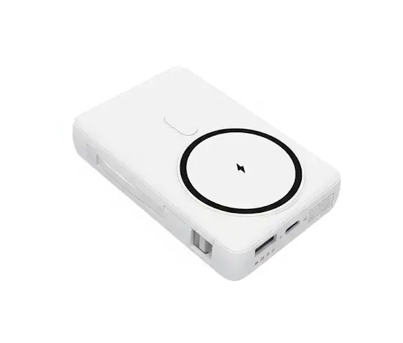 Купити оптом Купити Магнітний повербанк 10000 mAh (MagSafe, з дисплеєм) HX100N1 оптом - ціна 455 грн в Україні 