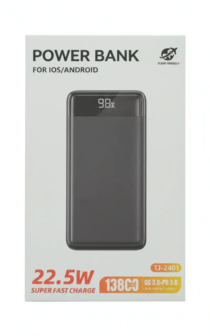 Купити оптом Купити Повербанк 13800 mAh (PD 22.5W) TJ-2401 оптом - ціна 568 грн в Україні 