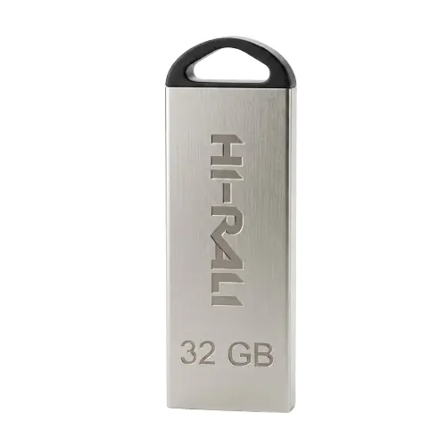 Купити оптом Купити Флешка USB 32GB Hi-Rali Fit срібло оптом - ціна 248 грн в Україні 