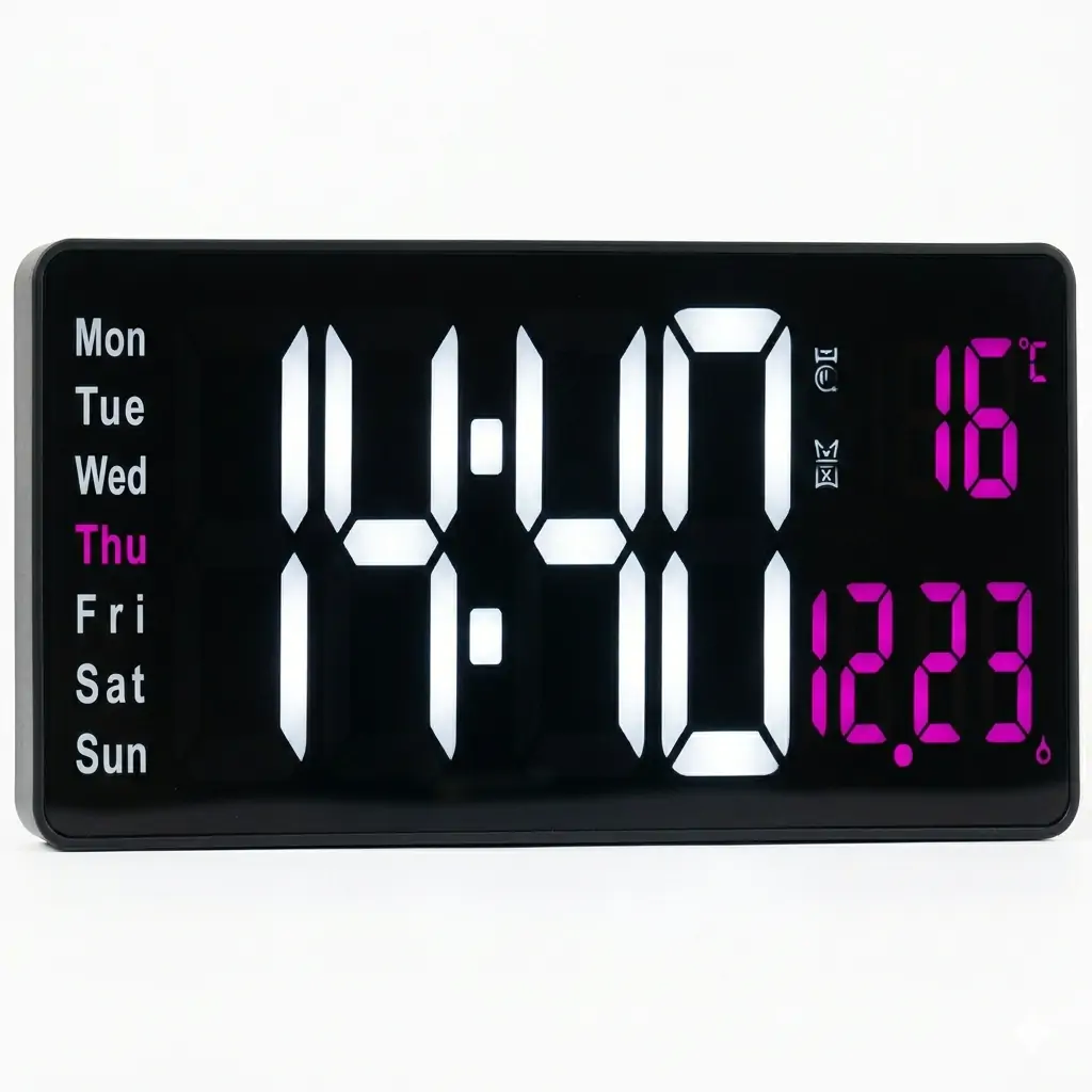 Купить оптом Электронные часы WW- 6626 / WHITE & PINK в Украине 