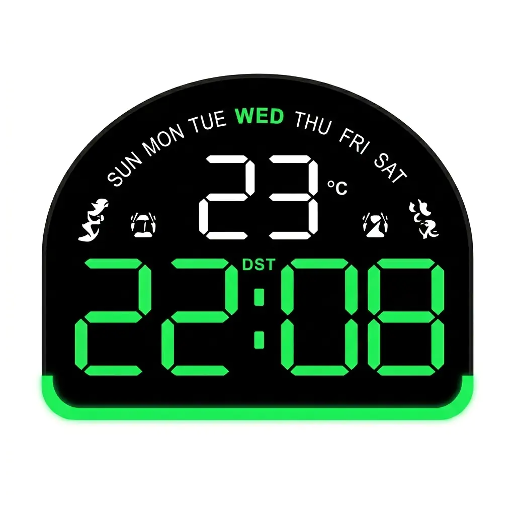 Купить оптом Электронные часы WW-5522 / WHITE & GREEN в Украине 