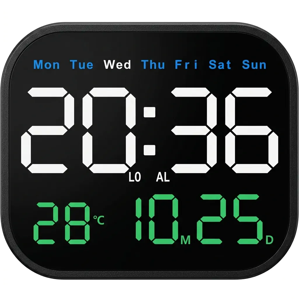 Купить оптом Электронные часы WW-6650 / WHITE & GREEN в Украине 