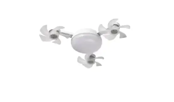 Купить оптом Лампа-вентилятор с цоколем LIGHTAT-3FD (3 выдвижных вентилятора) в Украине 