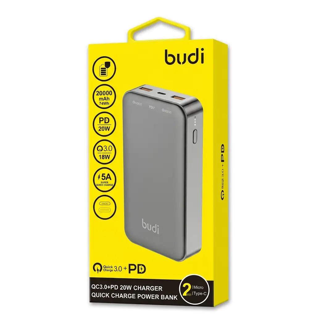 Купить оптом Повербанк budi 20000 mAh PB083B в Украине 
