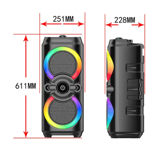 Купити оптом Купити Акустична система з bluetooth 2x10W ZQS8285XW оптом - ціна 1223 грн в Україні , зображення 3