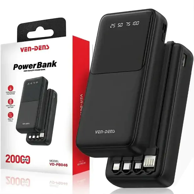 Купить оптом Павербанк 20000mAh VEN-DENS VD-PB046 в Украине 